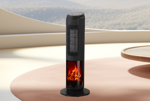 Aquecedor de ventilador da lareira da torre
